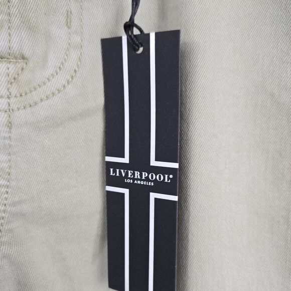 Liverpool Men's Size 29W x 34L Abbey Stone Green Jeans NWT - Picture 3 of 9